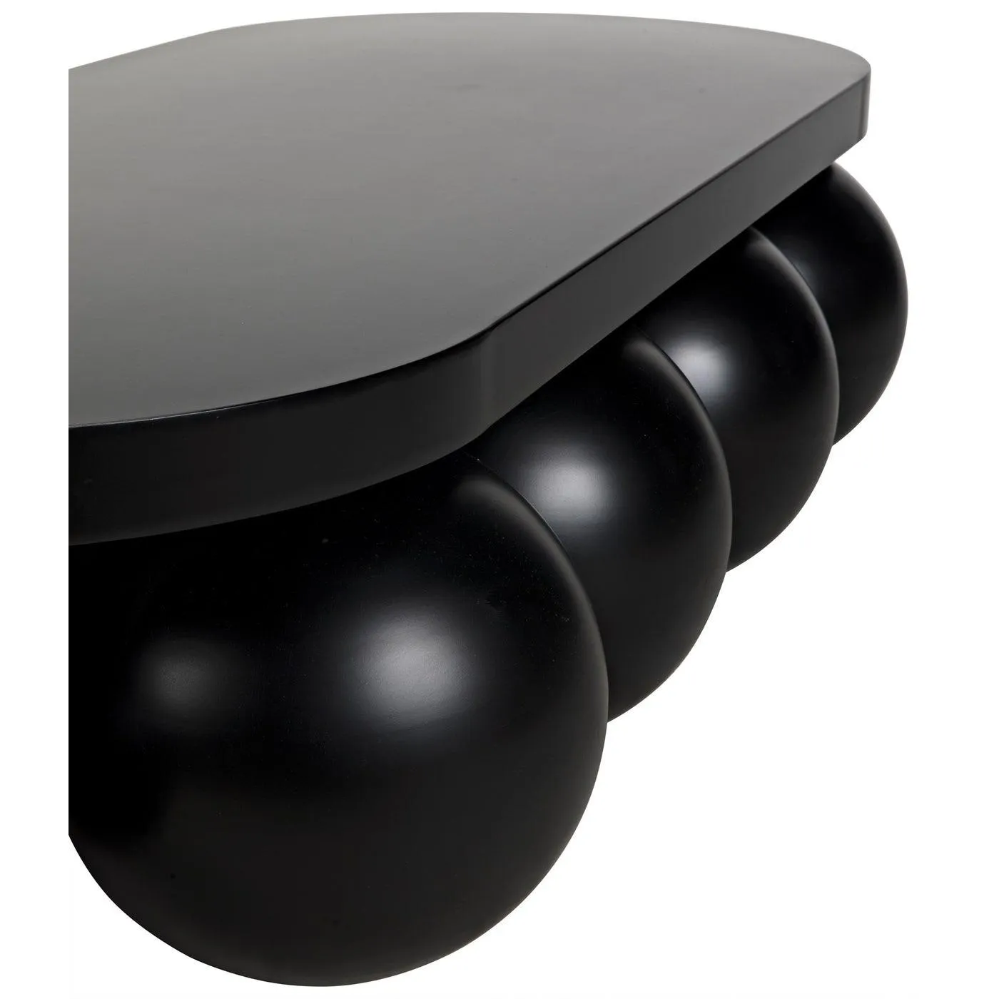 Lambreta Coffee Table, Black Steel